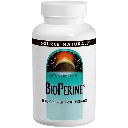 Екстракт чорного перцю Source Naturals BioPerine 10 mg, 60 таблеток