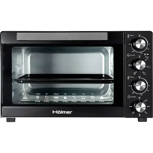 Электрическая духовка Holmer настольная HEO-083CR (132465)