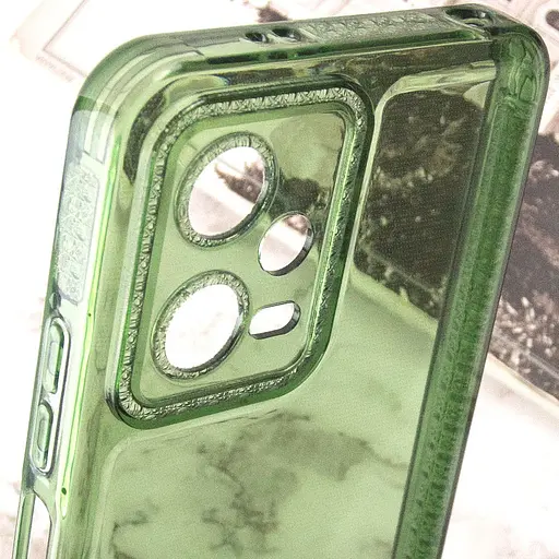Чохол TPU Starfall Clear для Xiaomi Poco X5 5G / Redmi Note 12 5G Зелений - фото 5
