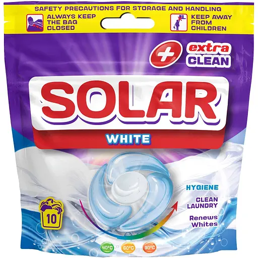 Капсулы для стирки Solar White 10 шт.