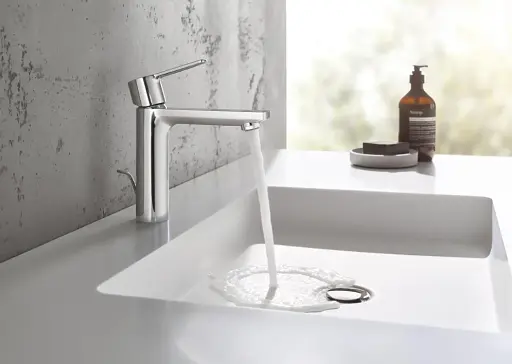 Смеситель для умывальника Grohe Lineare S-size однорычажный Хром 30412 - фото 10