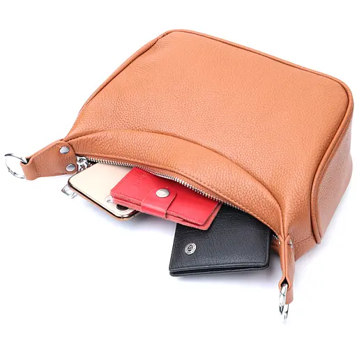 Жіноча шкіряна сумка Vintage 23х12х9.5 см sum0024745 - фото 6