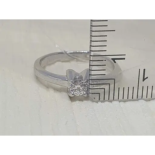 Серебряное кольцо Qvaliz с фианитом. 90100787/17 - фото 5