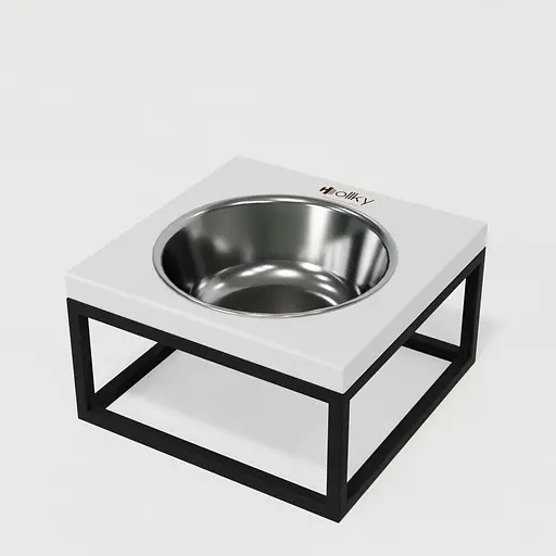 Hollky Base Solo M — миска на підставці для котів і середніх собак (1 × 0,8 л) - фото 2