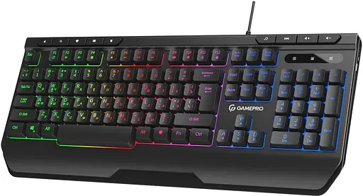 Клавіатура GamePro GK550 RGB USB Black (GK550) - фото 4