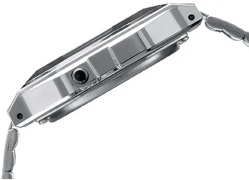 Годинники наручні чоловічі кварцові сталеві стильні оригінальні Японія Casio A163WA-1QES - фото 2