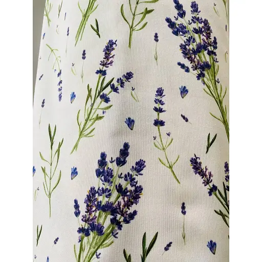 Комплект Дорожка водоотталкивающая с 3D принтом Лаванда 280х40 см 4 шт. Фиолетовый