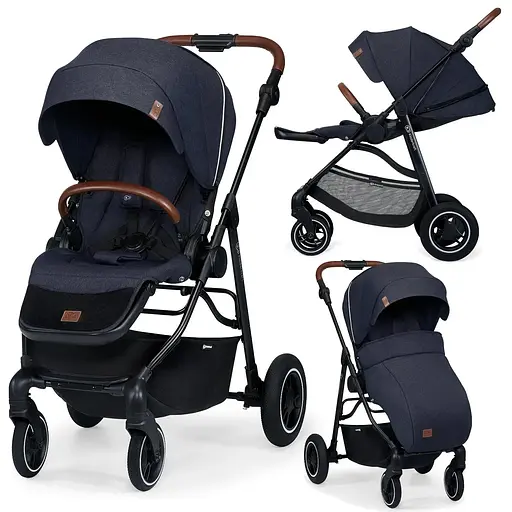 Прогулянкова коляска Kinderkraft All Road Imperial Blue темно-синій KKWALRONAV0000 (00-00303642) - фото 2