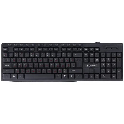Проводная клавиатура Gembird KB-UM-107-UA USB Black