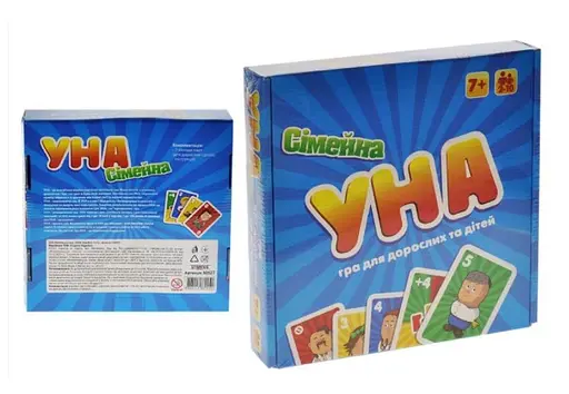 Настільна гра УНА Сімейна 2в1, Стратег, 30527