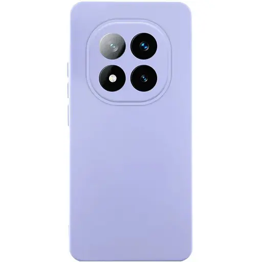 Чехол Lakshmi Silicone Cover Full Camera (AAA) для Xiaomi Redmi Note 14 Pro 5G Сиреневый / Dasheen
