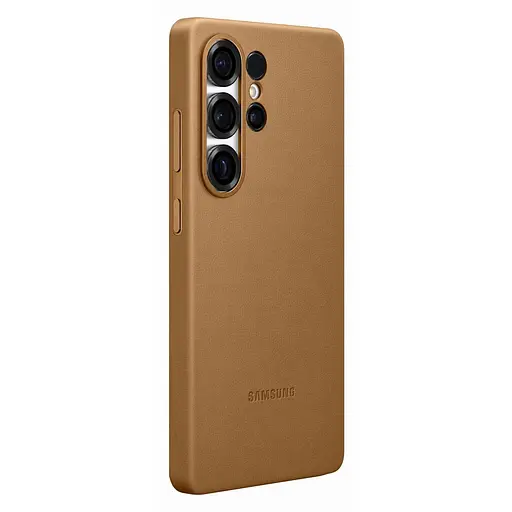 Протиударний шкіряний чохол Samsung Kindsuit Case для Galaxy S25 Ultra Gold EF-VS938PFEGWW - фото 8
