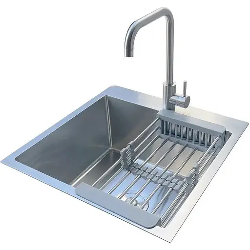 Комплект мийка + змішувач Romzha Arta U-450 (B)