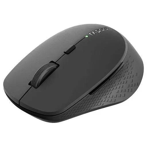 Беспроводная мышь Rapoo M300 Silent Wireless Multi-Mode Bluetooth Dark Grey (M300 silent grey) - фото 3