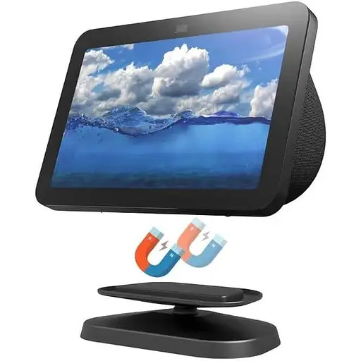 Умная подставка для дисплея Lutree для Echo Show 8 3-го поколения, регулируемая алюминиевая домашняя подставка на 360°