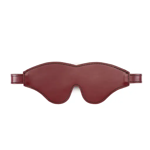Маска на очі Liebe Seele Wine Red Leather Blindfold бордовий - фото 5