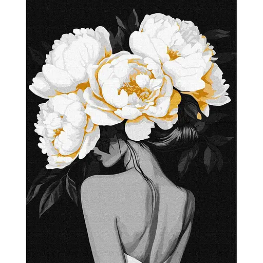 Картина за номерами "Таємниці розквіту" Ideyka KHO8510 40х50 см, з фарбами металік