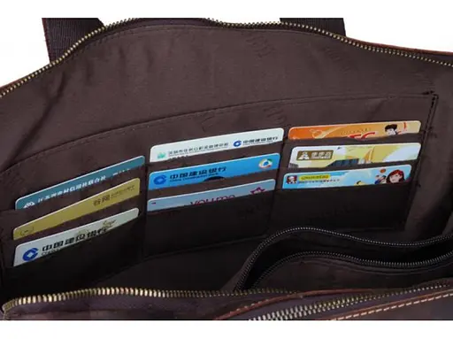 Кожаная мужская сумка Vintage 44х30х8 см sum0014989 - фото 5