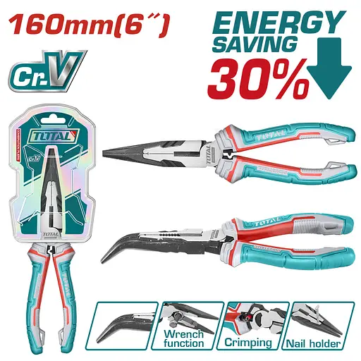 Плоскогубці Total THT24616S - фото 2