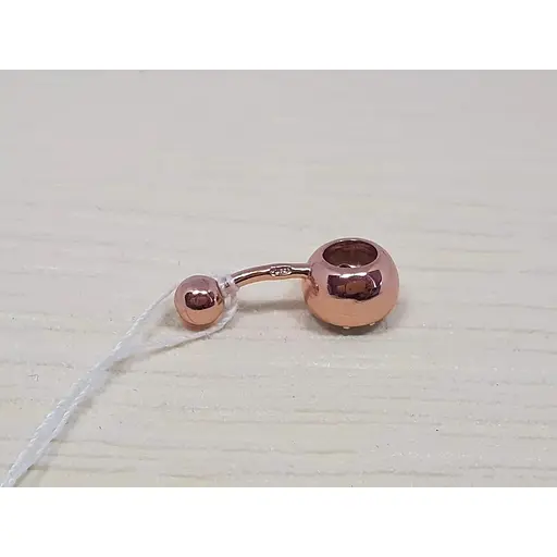 Серебряная серьга для пирсинга пупка Silvex 925. ПР3ФИ/019 - фото 4