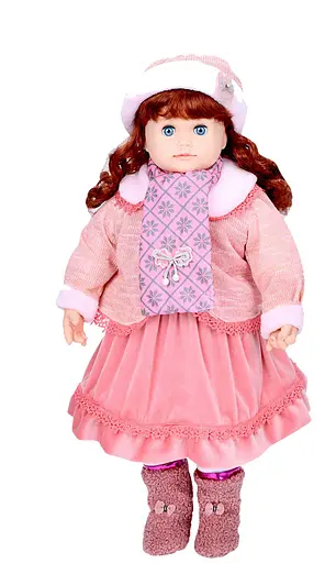 Кукла Соломия M 5752 I UA LimoToy, 56 см, мягконабивная, интерактивная, в коробке (6903317635337) Коричневый - фото 1