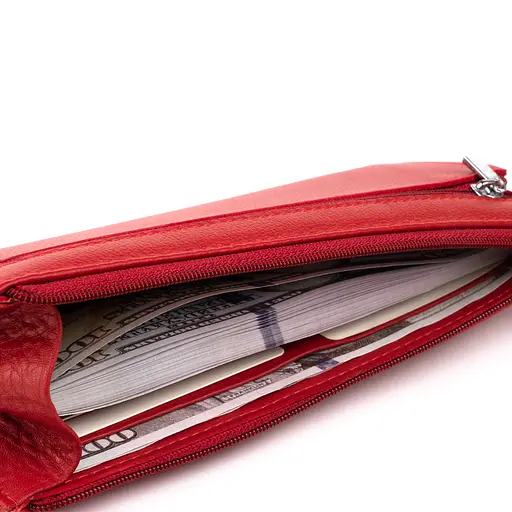 Женский кожаный кошелек ST Leather 19х9.5х2.5 см acs0015916 - фото 6