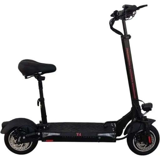 Електросамокат Crosser T4 чорний з сидінням