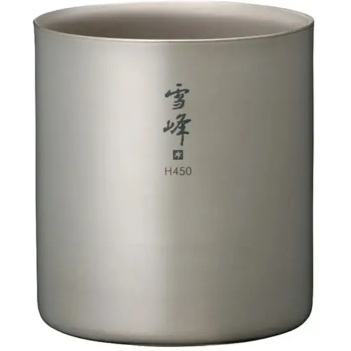 Кружка Snow Peak TW-122 Titanium Double Wall Stacking Mug 450 мл