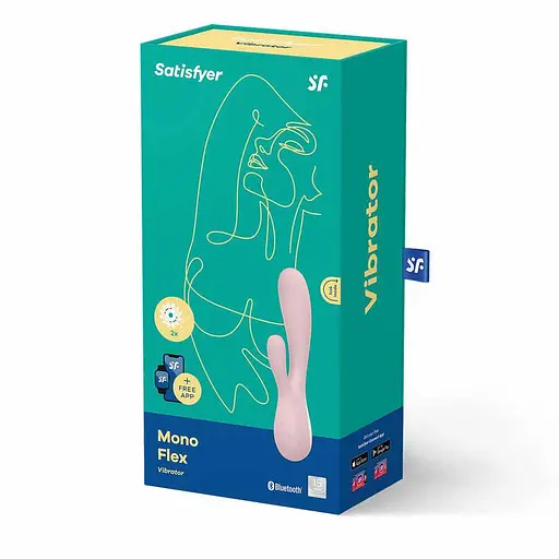 Вібратор-кролик Satisfyer Mono Flex 20 см рожевий - фото 4
