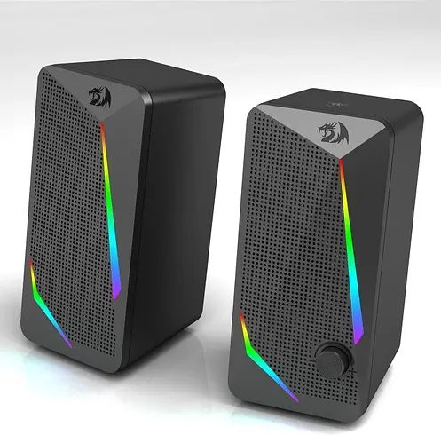 Акустические колонки Redragon Waltz 2.0 GS510 (USB+3.5mm) (RMS 3Wx2) Черный - фото 4