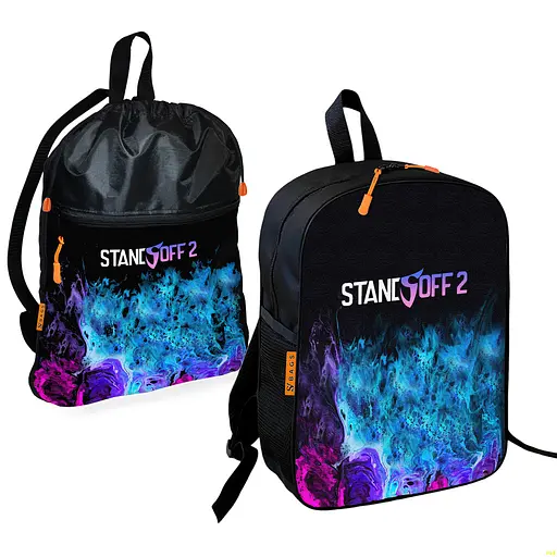 Школьный рюкзак детский Standoff 2 + Сумка для обуви спортивной формы рюкзак-мешок для мальчика (01845)