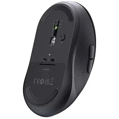 Миша комп'ютерна Baseus F02 Ergonomic Wireless Mouse black - фото 5