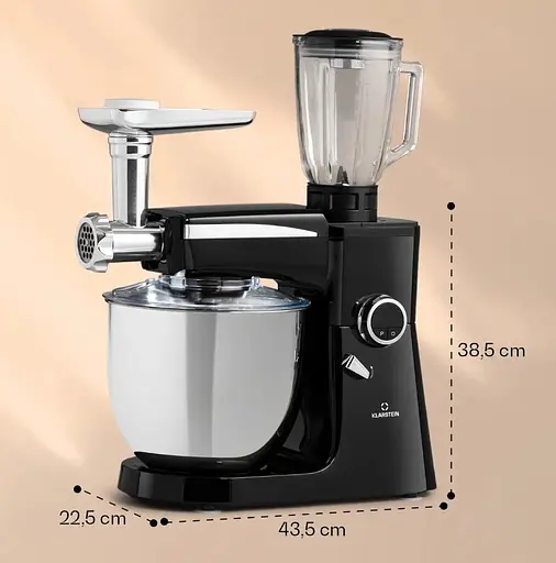 Кухонний комбайн Klarstein Renata 3-в-1 10 л (10040500) - фото 3