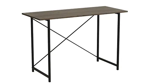 Стол письменный Line Лайт Ferrum-decor 750x1200x500 Черный металл ДСП Дуб Сонома Трюфель 16 мм (FRD-104854) - фото 4