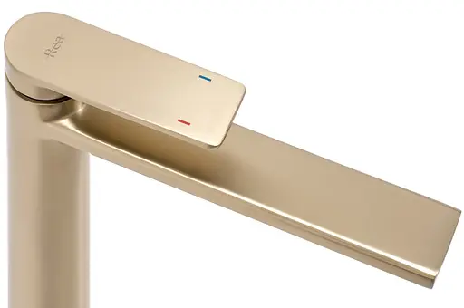 Смеситель для умывальника Rea Verso высокий brushed gold REA-B6564 Золотой - фото 2