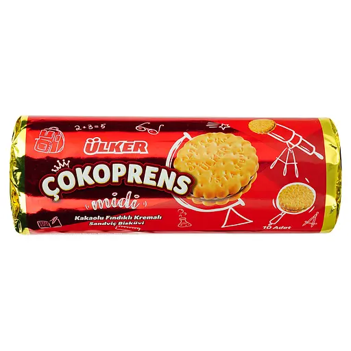 Печенье Ulker Çokoprens с шоколадно-ореховой начинкой 160 г