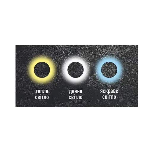 Світлодіодний накладний чорний круглий світильник | Арт. 1-MWL Circle BK | Line F - фото 4