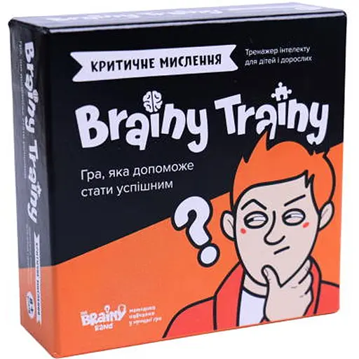 Настольная игра Brainy Trainy Brainy Trainy Критическое мышление (укр.) (УКР063) - фото 1