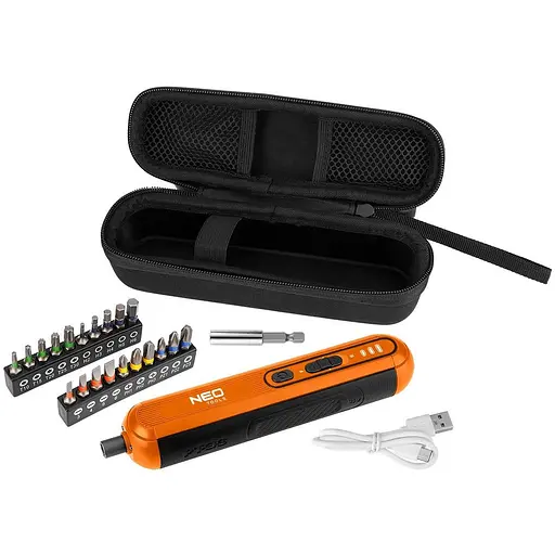 Отвертка аккумуляторная Graphite 4В1Х 1.5 А/ч 4.5 Нм 230 об/мин 20 бит кейс 0.23 кг