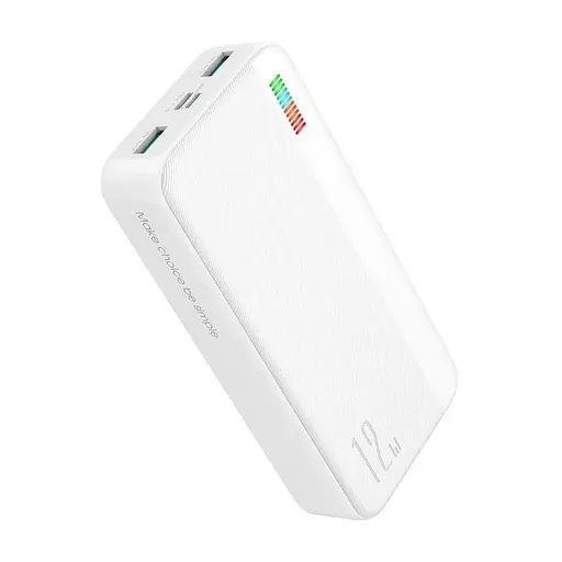 Універсальна мобільна батарея Power Bank Joyroom T-017 20000 mAh (Білий)