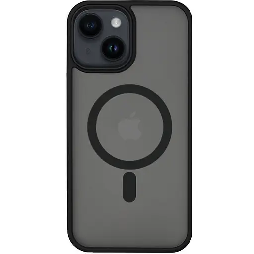 Чохол Epik TPU+PC Metal Buttons with MagSafe для Apple iPhone 14 Plus 6.7 Чорний