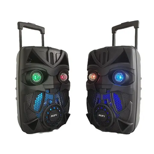 Акустична колонка BT Speaker RX-8178 Сабвуфер 8" 20W + Bluetooth + караоке - фото 4