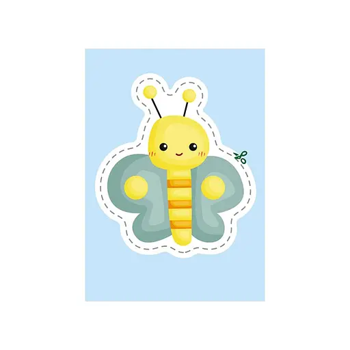 Вырезалки для самых маленьких. Разноцветные насекомые КЕНГУРУ 1376001 от 3 лет - фото 2