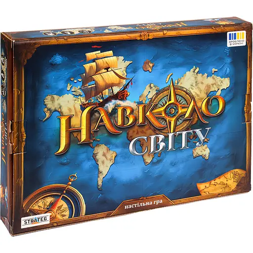 Настільна гра Strateg Навколо світу (30110) - фото 1