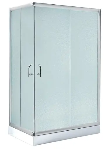 Набор Lidz Душевая кабина Wawel SC100x80.SAT.LOW.FR, прямоугольная, стекло Frost 5 мм + Душевой поддон Kapielka ST100x80x14 - фото 1