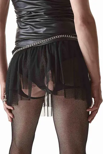 Міні-спідниця Regnes Fetish Planet CRD002 S (чорний) - фото 10