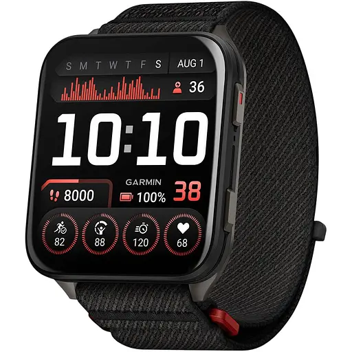 Смарт-часы Garmin Venu X1 Black with Slate Titanium Caseback and Black ComfortFit Nylon Band (010-02980-00/02) [138712]