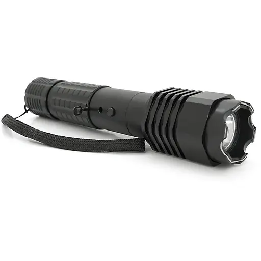 Ліхтар-відлякувач ручний BAILONG BL-1103, 1LED ХPE, струм 50000KV, 3W, 1 режим, 18650/2800mah/3*ААА, Black, IP44, СЗУ+АЗУ, 190х36х32мм, BO