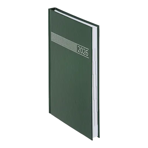 Ежедневник датированный Buromax Time 2026 A5 бумвинил зеленый (BM.21168-04) - фото 2
