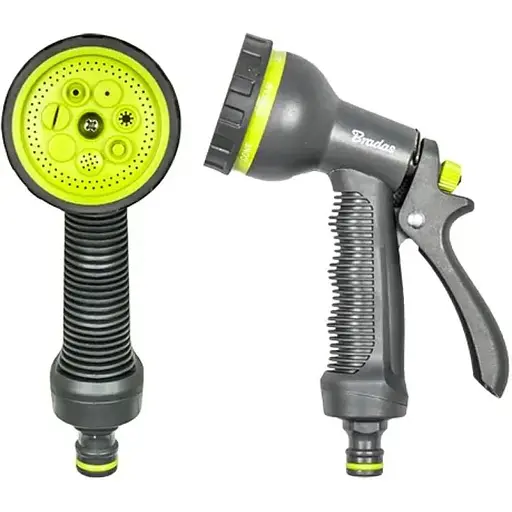 Пистолет для полива Bradas SOFT LIME LINE 7 режимов LE-5102 - фото 1